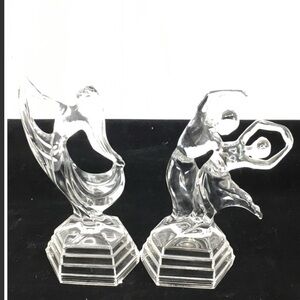 Royal Crystal Ballet Dancers – Elegant Figurines (10" & 11")
